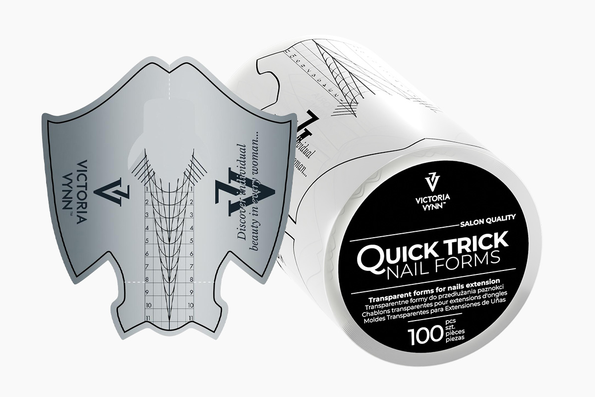 QUICK TRICK NAIL FORMS Transparent 100 pcs