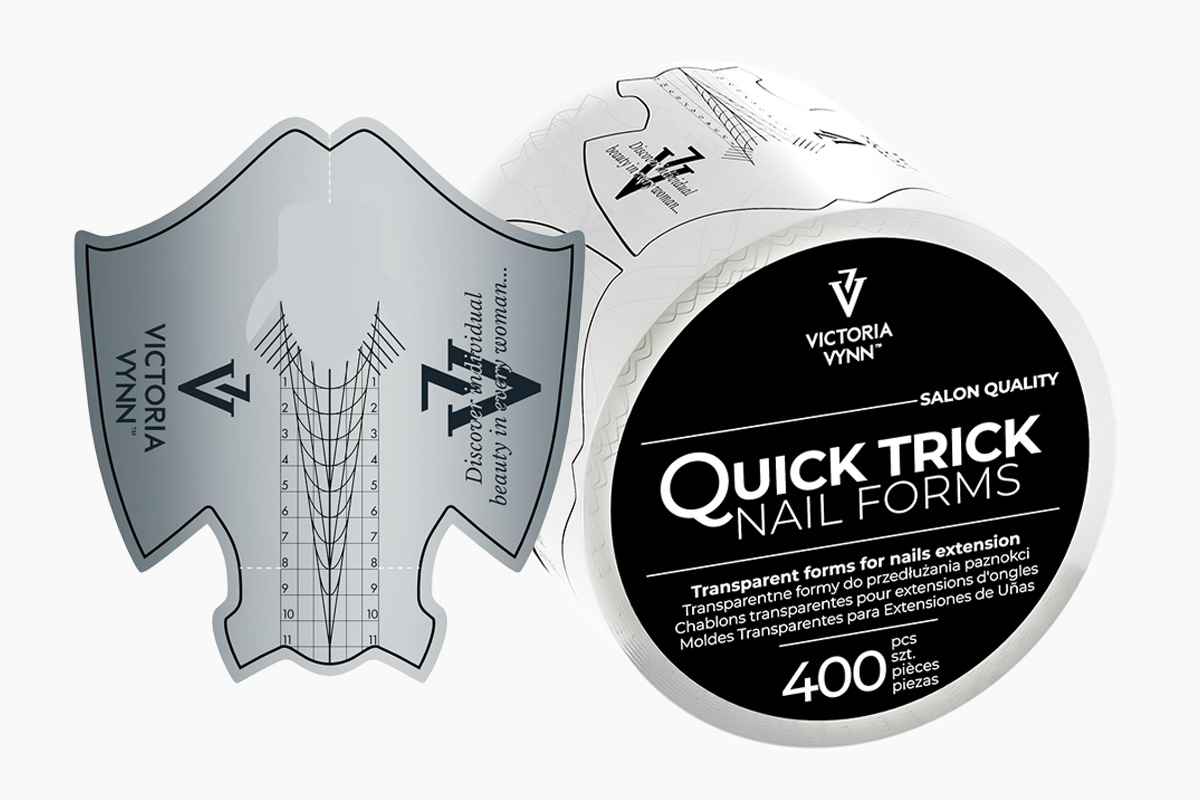 QUICK TRICK NAIL FORMS Transparent 100 pcs