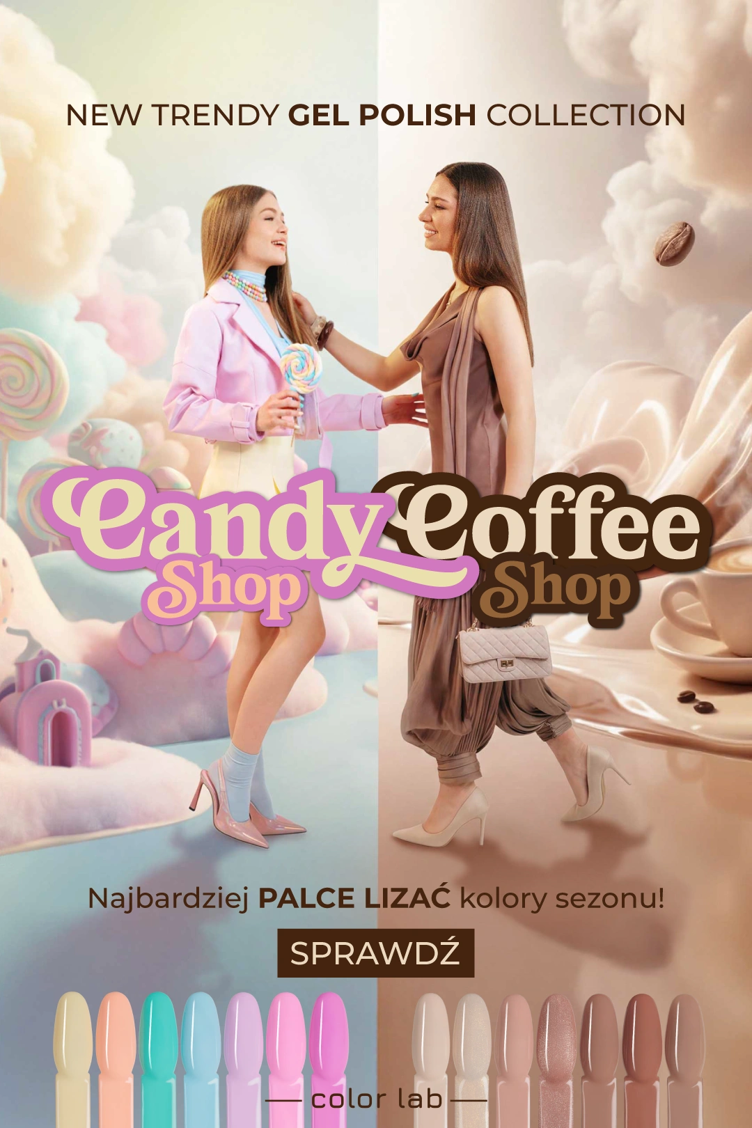 Candy and Coffee mobile banner