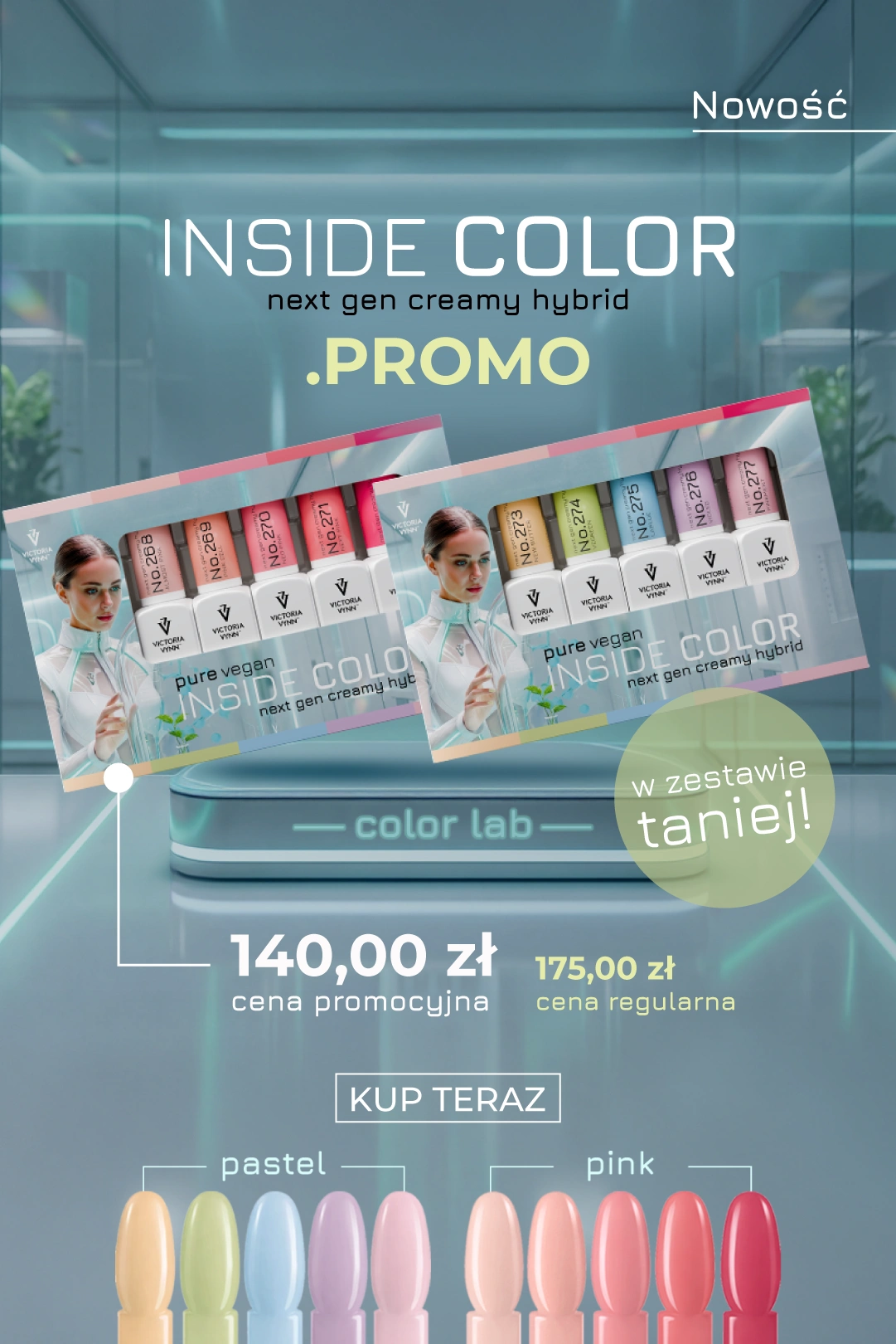Promocja zestawy PURE INSIDE COLOR