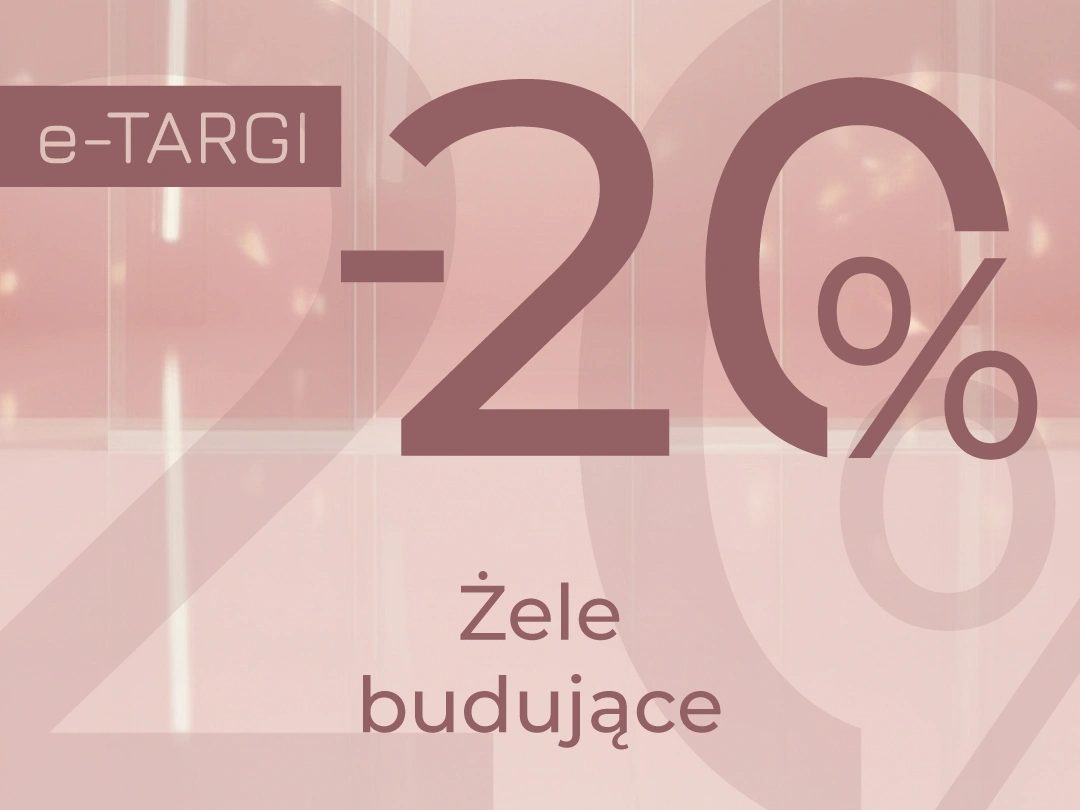 Promocja -20% na żele budujące