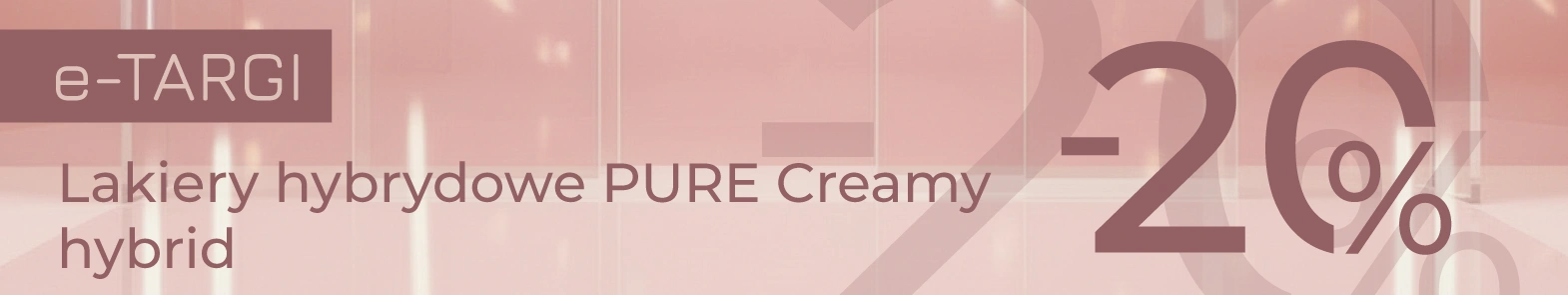 Promocja 20% na produkty z linii PURE