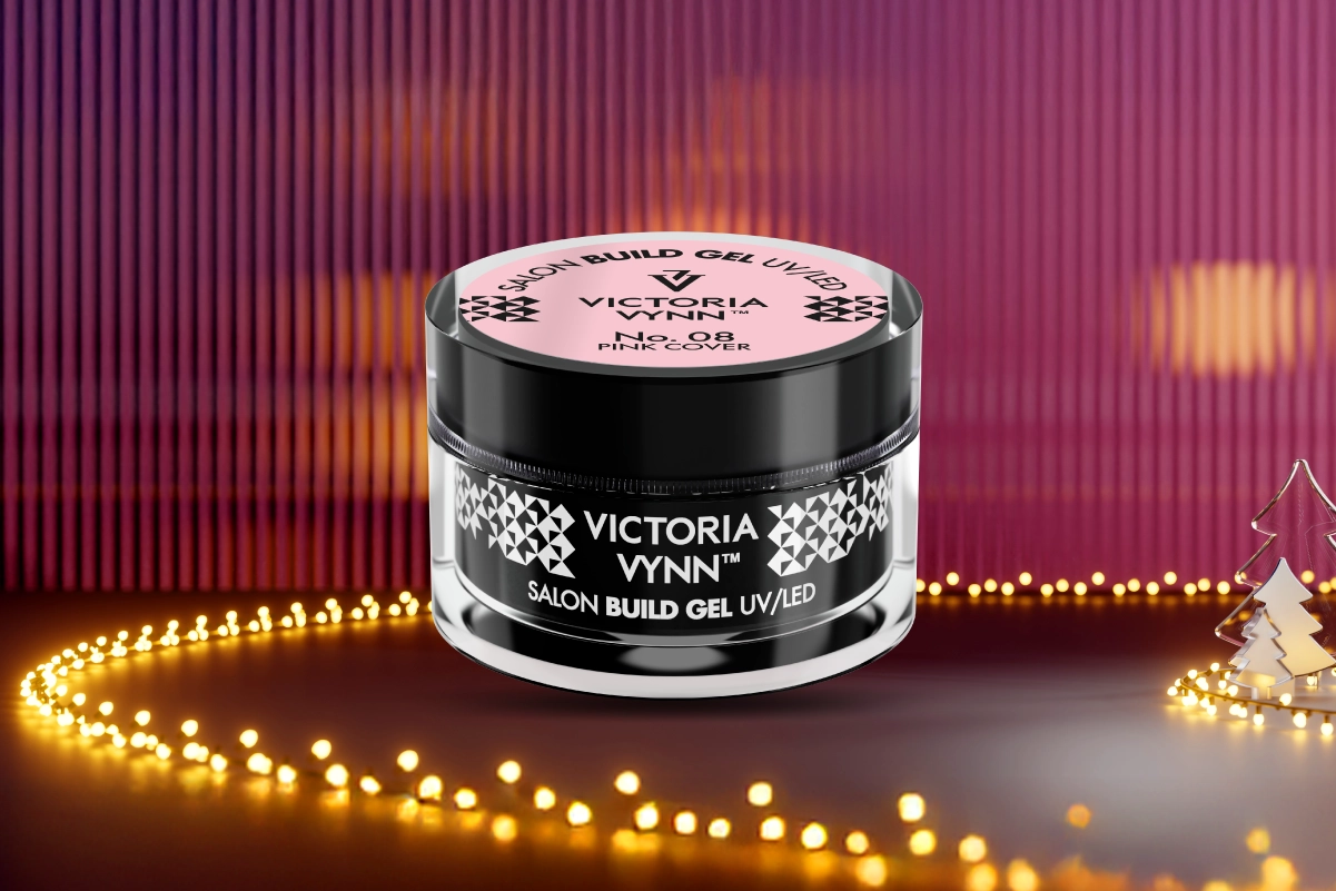 BUILD GEL 08 Pink Cover 50 ml VICTORIA VYNN Żel budujący samopoziomujący - Kalendarz adwentowy Victoria Vynn dzień 22