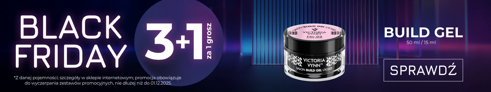 Promocja 3+1BUILD GEL 15 ml i 50 ml