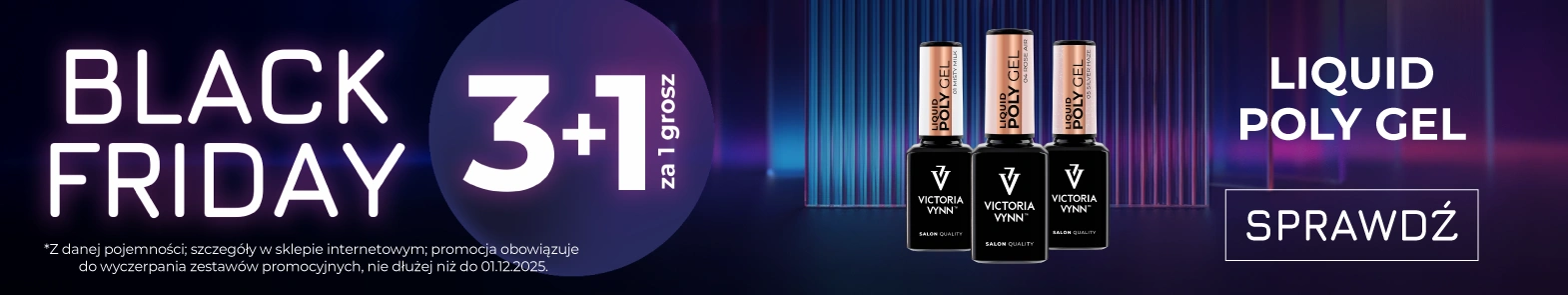 Promocja 3+1 LIQUID POLY GEL