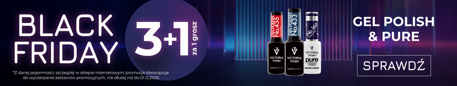 Promocja 3+1 na produkty z linii GEL POLISH i PURE