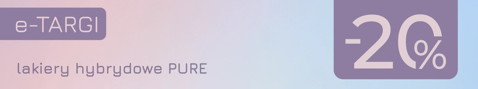 Promocja 20% na produkty z linii PURE