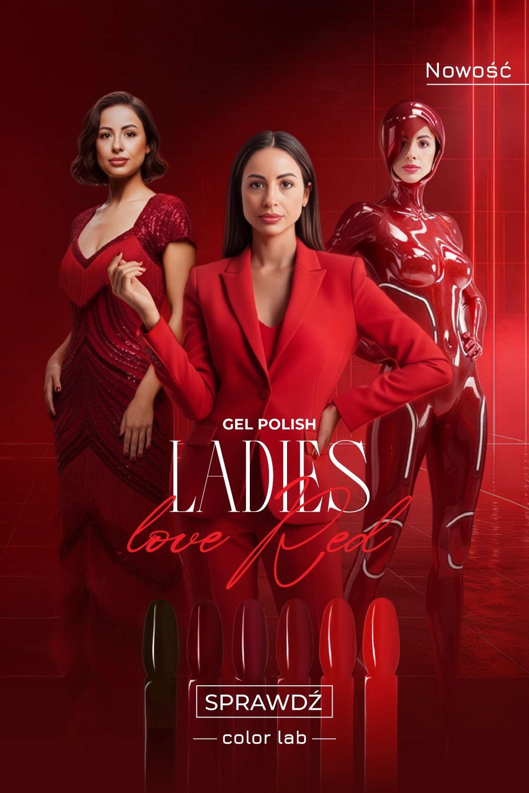 GEL POLISH Ladies Love Red