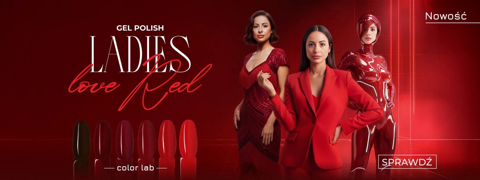 GEL POLISH Ladies Love Red