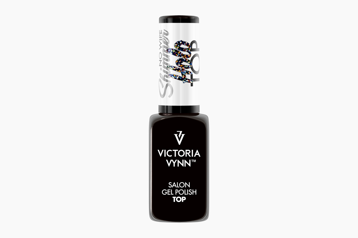 GEL POLISH TOP Shimmer Holo No Wipe 8 ml
