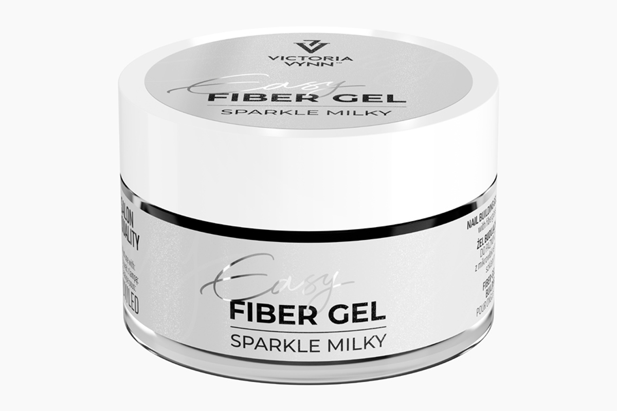 FIBER GEL Sparkle Milky 15 ml